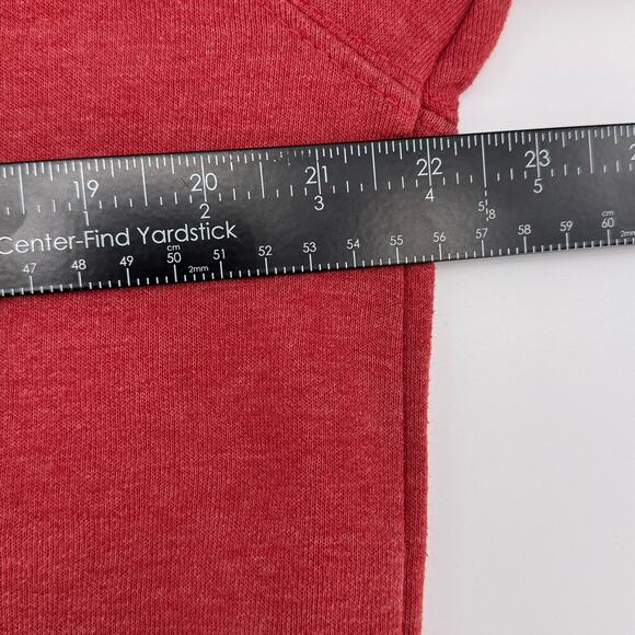 The North Face Hoodie Mens Large Red Pullover Sweatshirt Logo Casual Soft Fleece - Picture 5 of 9